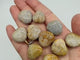 Natural Coral Jade Stone Heart Wholesale -Wholesale Crystals