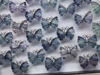 Rainbow Fluorite Butterfly Ring Wholesale -Wholesale Crystals