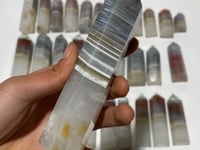 31 Pieces Stripe Agate Points -Wholesale Crystals