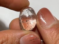 Clear Quartz With Pyrite Cabochon Stone Oval Gemstone For Jewelry Making DIY -Wholesale Crystals