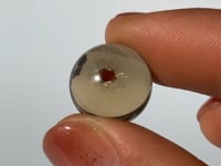Rare Clear Quartz Sphere With Garnet Heart -Wholesale Crystals