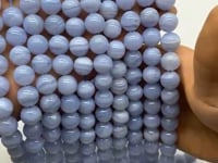 High Quality Blue Lace Agate Bracelet Strand Beads Wholesale -Wholesale Crystals
