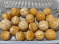 20 Pieces Large High Quality Yellow Calcite Spheres -Wholesale Crystals