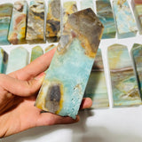 18 Pieces Caribbean Calcite Four-Sided Points -Wholesale Crystals