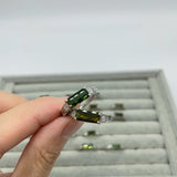 18 Pieces Sterling Silver High Grade Tourmaline Ring -Wholesale Crystals
