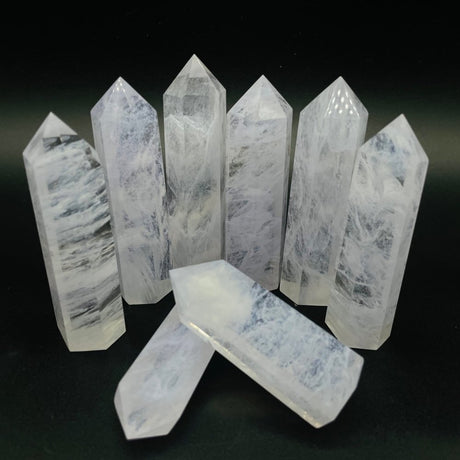 White Smelting Stone Quartz Tower Points Wholesale -Wholesale Crystals