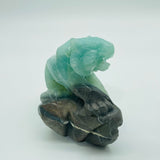 2 Pieces Caribbean Calcite Tiger Carving -Wholesale Crystals
