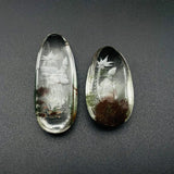 2 Pieces Lotus Garden Quartz Inner Scene Carving -Wholesale Crystals