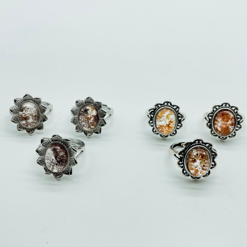 2 Style Beautiful Garden Quartz Ring Wholesale -Wholesale Crystals