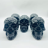 2 Types Large Skull Carving Wholesale Yooperlite Obsidian -Wholesale Crystals