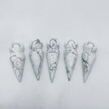 2 Types Spiral Goddess Carving Wholesale Howlite Ocean Jasper -Wholesale Crystals