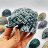 20 Pieces Large Ocean Jasper Hedgehog Carving -Wholesale Crystals
