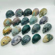 20 Pieces Large Ocean Jasper Hedgehog Carving -Wholesale Crystals