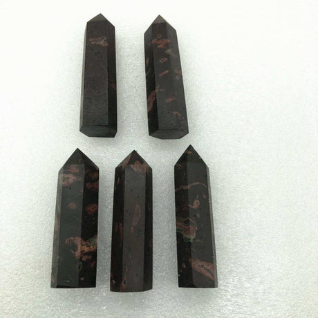 Brown Marble Point Tower 2-3.6in -Wholesale Crystals