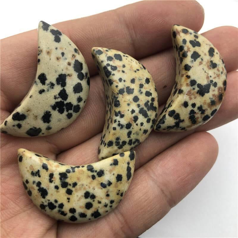 Dalmatian jasper Shaped Stars&Moon -Wholesale Crystals