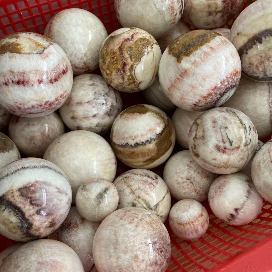 Dali jasper spheres 1kg(2.2lbs) -Wholesale Crystals