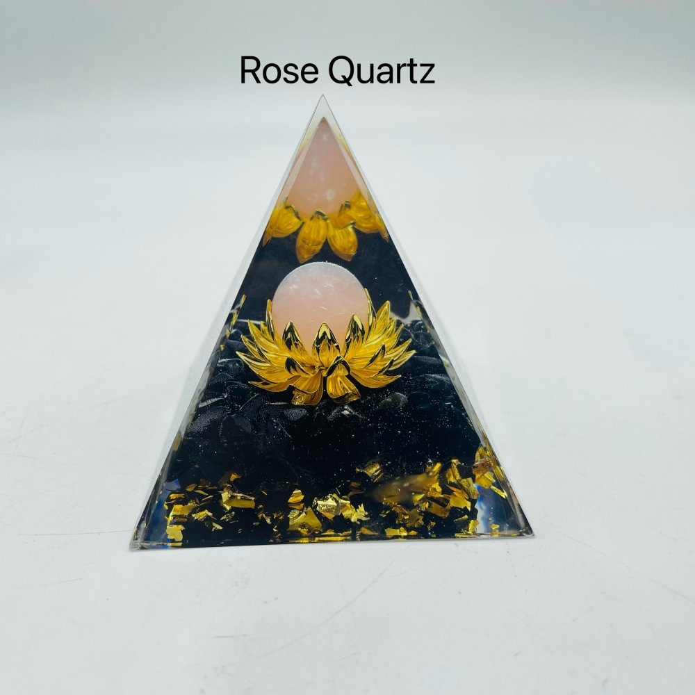 Clear Quartz Obsidian Orgone Pyramid Wholesale -Wholesale Crystals