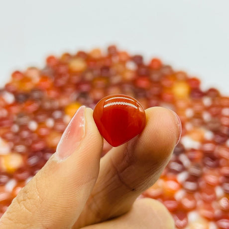 258 Pieces Mini Carnelian Heart DIY Pendant -Wholesale Crystals