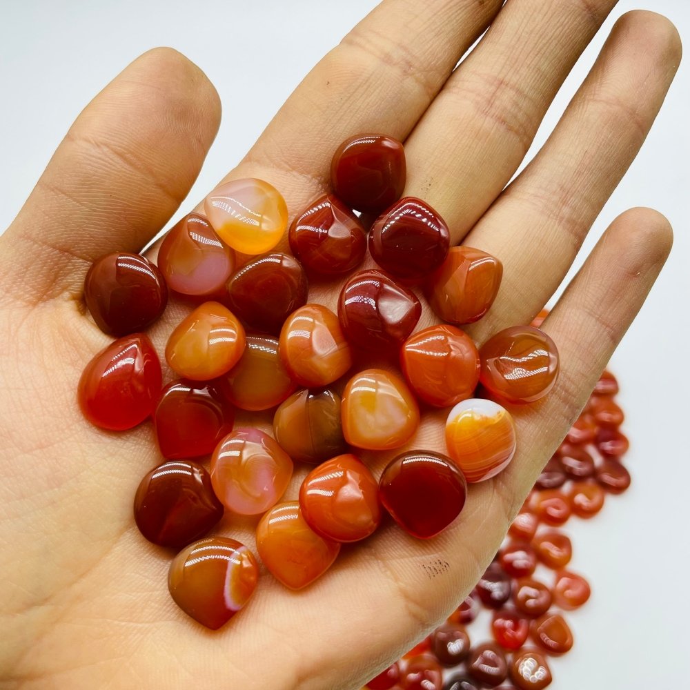 258 Pieces Mini Carnelian Heart DIY Pendant -Wholesale Crystals