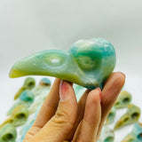 30 Pieces High Quality Caribbean Calcite Crow Skull Carving -Wholesale Crystals