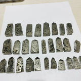 28 Pieces Pyrite Four-Sided Tower Point -Wholesale Crystals