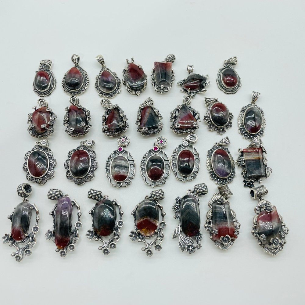 28 Pieces S925 Auralite 23 Crystal Different Styles Beautiful Pendant -Wholesale Crystals
