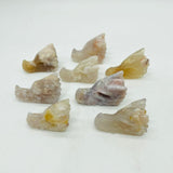 2Inch Sakura Agate Dragon Head Carving Wholesale -Wholesale Crystals