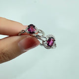 2Types Different Styles Purple Garnet Cut Faceted Ring Wholesale -Wholesale Crystals