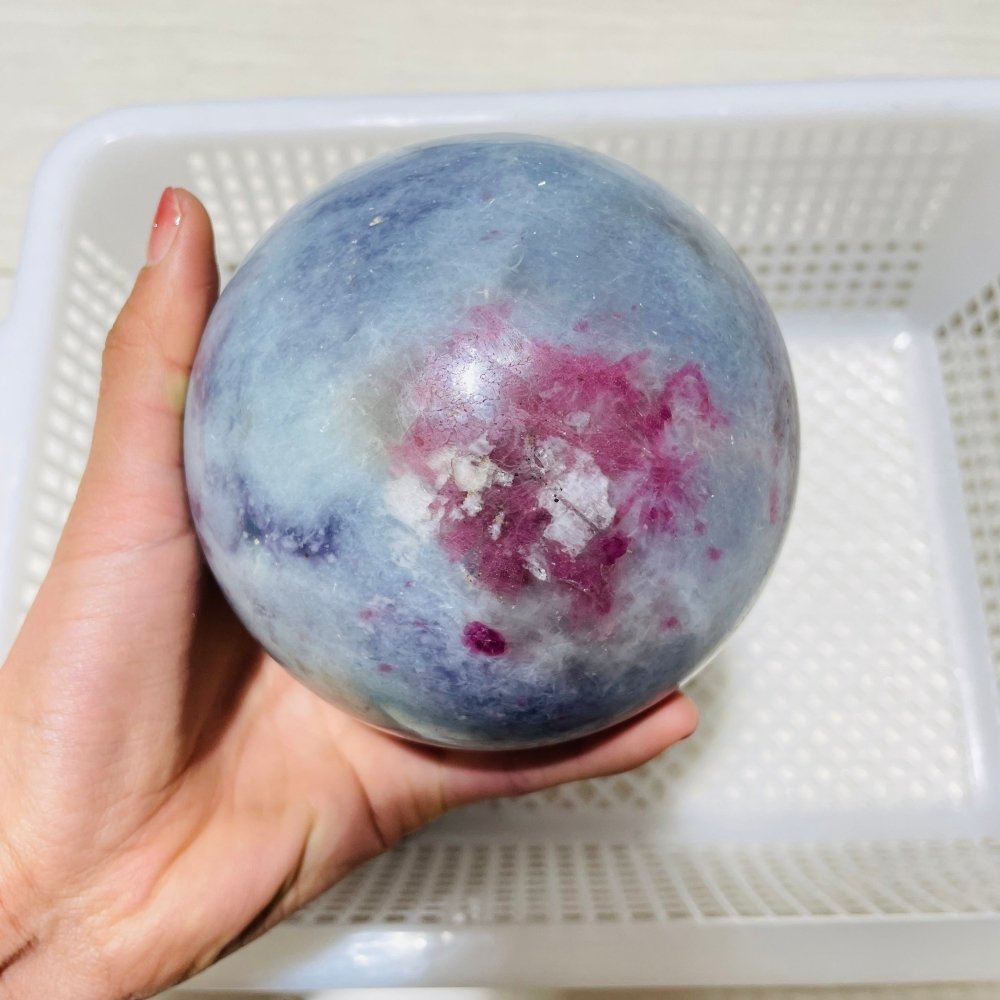 3 Pieces High Quality Large Unicorn Stone Spheres -Wholesale Crystals