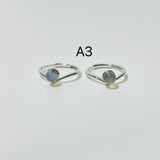 3 Types Labradorite Ring Moon Cat Crown Shape - Wholesale Crystals