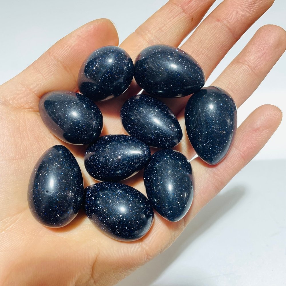 3 Types Mini Egg Carving Wholesale Unakite Dalmatian Chevron Amethyst -Wholesale Crystals