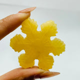 3 Types Snowflake Carving Wholesale Tiger Eye Howlite Yellow Calcite - Wholesale Crystals