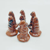 3 Types Wizard Hat Carving Wholesale Red Obsidian Moss Agate Crazy Agate -Wholesale Crystals