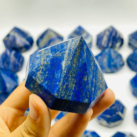 31 Pieces Lapis Lazuli Diamond Shape Carving -Wholesale Crystals