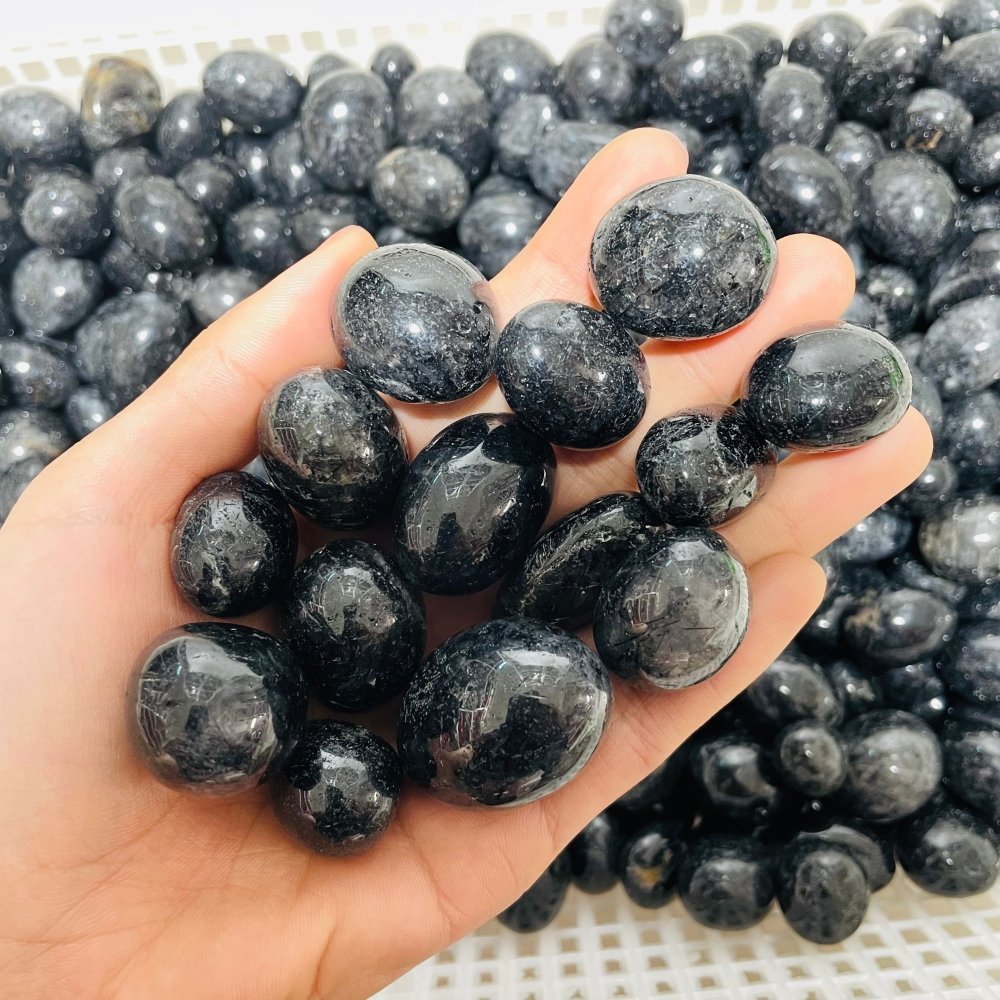 368 Pieces Black Tourmaline Tumbled -Wholesale Crystals