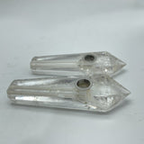 3Types Smoky Pipes Rose Quartz Ruby Zoisite Clear Quartz Smoky Pipes Wholesale -Wholesale Crystals