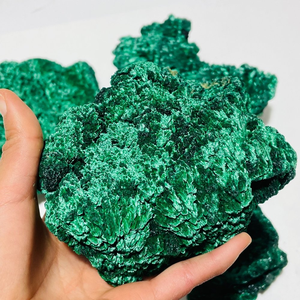 4 Pieces High Quality Large Raw Malachite -Wholesale Crystals