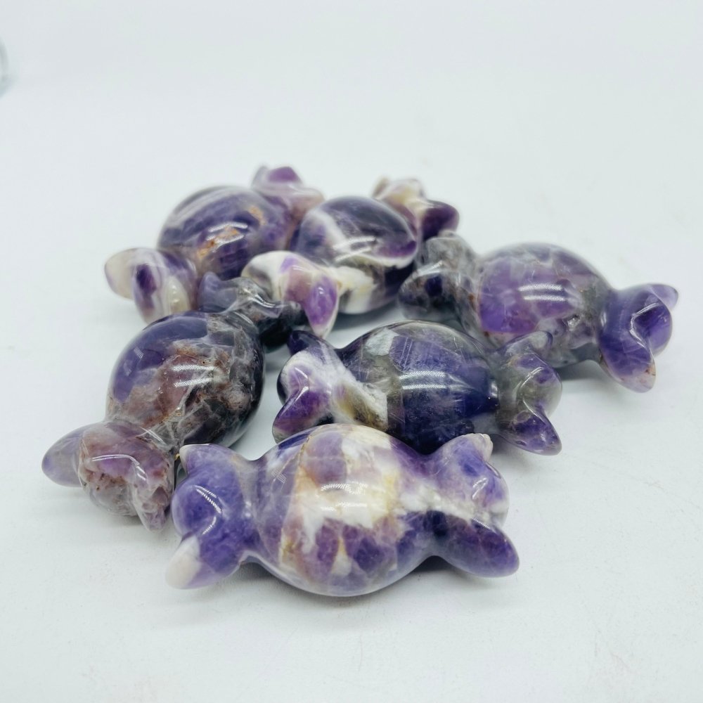 4 Types Halloween Candy Carving Wholesale Moss Agate Red Jasper Chevron Amethyst -Wholesale Crystals