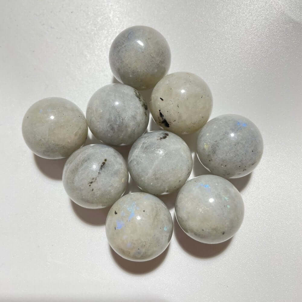 4 Types Mini Ball Spheres Wholesale Green Aventurine & Labradorite Ocean Jasper -Wholesale Crystals