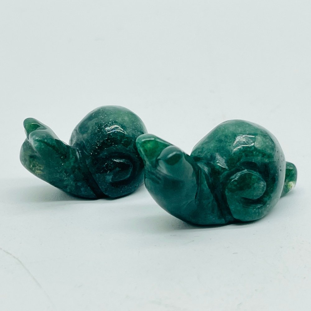 4 Types Mini Snail Carving Crystal Wholesale Howlite & Chevron Amethyst Sakura Agate -Wholesale Crystals