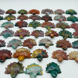 42 Pieces Colourful Ocean Jasper Sea Turtle Carving -Wholesale Crystals