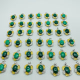 42 Pieces Malachite Charm Pendants -Wholesale Crystals