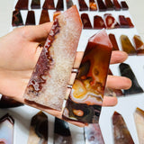 46 Pieces Carnelian Tower Points -Wholesale Crystals