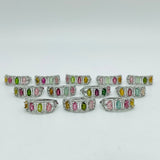 4 Color Beautiful Tourmaline Ring Colorful Gemstone Wholesale -Wholesale Crystals
