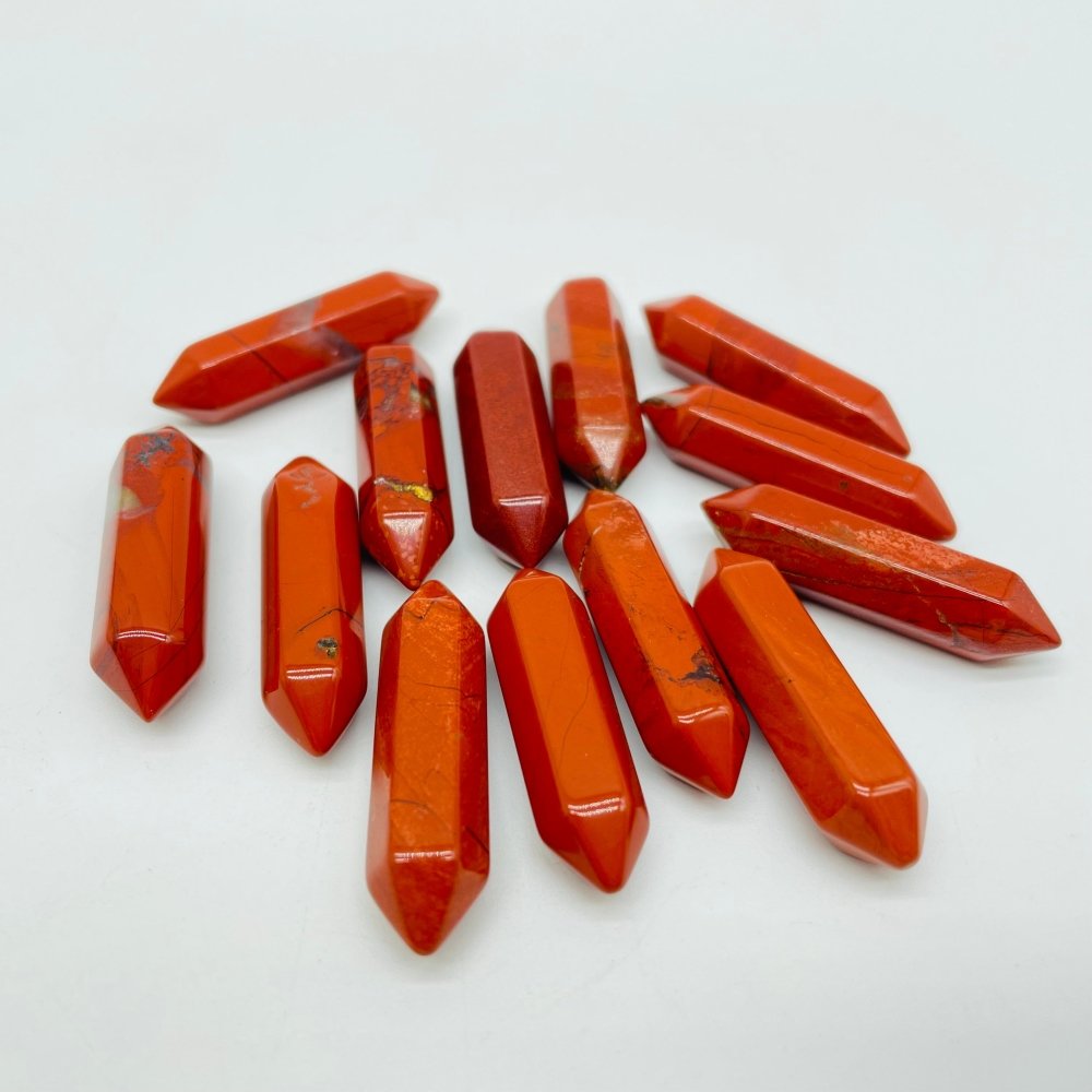 4Types Mini Double Point DIY Amethyst&Rose Quartz Red Jasper Wholesale -Wholesale Crystals