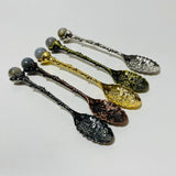 5 Colors Coffee Spoon With High Quality Labradorite Sphere Wholesale - Wholesale Crystals