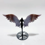 5 Pairs Beautiful Angel Wing With Stand Crazy Agate Golden Hematoid Quartz -Wholesale Crystals