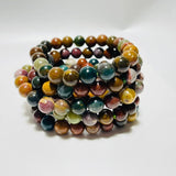 5 Types Bracelet Russian Serpentine Stone Ocean Jasper Bracelets Wholesale -Wholesale Crystals