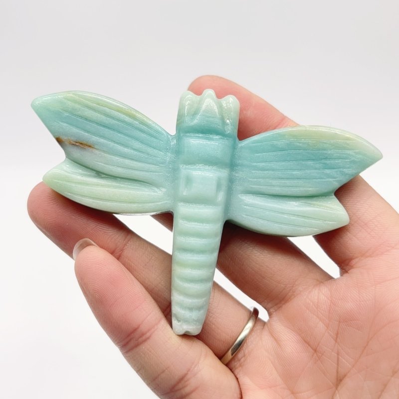 5 Types Dragonfly Crystal Carving Wholesale Caribbean Calcite Rose Quartz -Wholesale Crystals