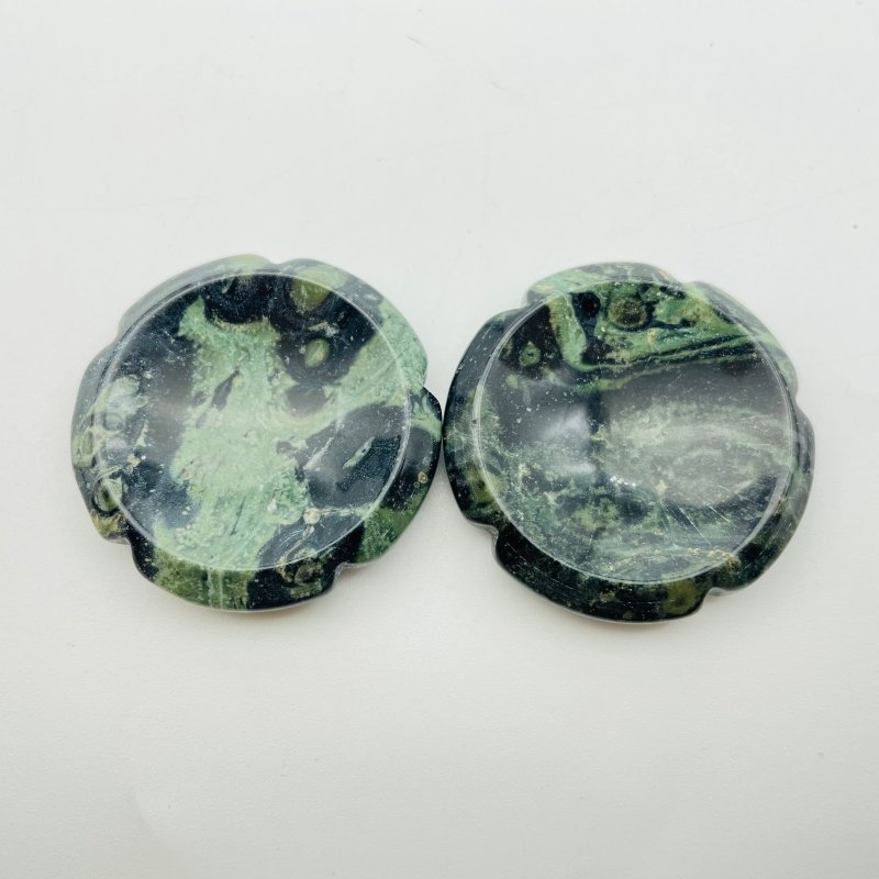 5 Types Flower Bowl Sphere Stand Wholesale Lepidolite Clear Quartz Moss Agate -Wholesale Crystals